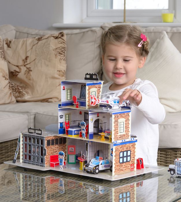 3d Construction Craft - Police Station